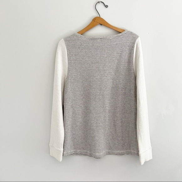 Talbots Striped Sweatshirt Size Large - Picture 2 of 7